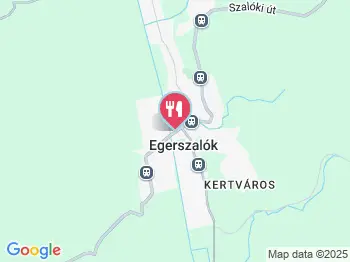 Shiraz Étterem & Dubai Kert Egerszalók a térképen