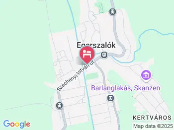 Mesés Shiraz Hotel Egerszalók a térképen