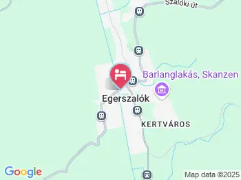 Nagy Fenyő Vendégház Egerszalók a térképen