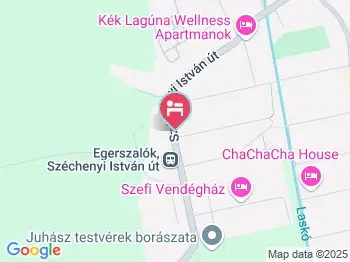 Oázis Vendégház Egerszalók a térképen