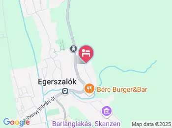 Papsajt Vendégház Egerszalók a térképen