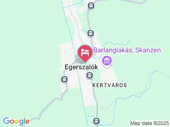 Petrény Borpanzió Egerszalók a térképen