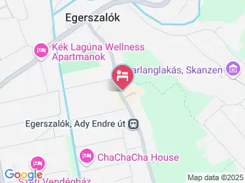 Piroska Vendégház Egerszalók a térképen