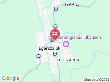 Sárgarózsa Vendégház Egerszalók a térképen