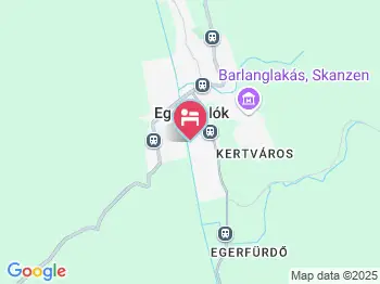 Stefánia Vendégház Egerszalók a térképen