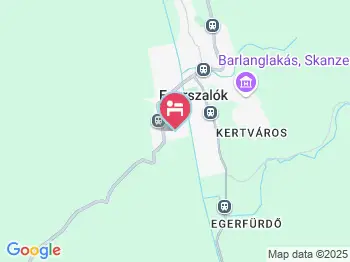 Szefi Vendégház Egerszalók a térképen