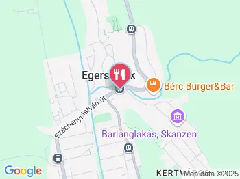 Tündérliget Panzió étterme Egerszalók a térképen