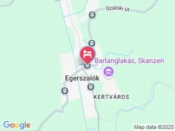 Thermál Panzió Egerszalók a térképen