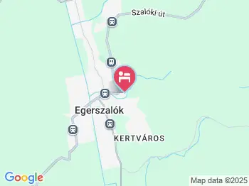 Valentin Vendégház Egerszalók a térképen