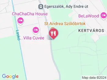 Vidám Harcsa Kemencés Csárda Egerszalók a térképen