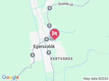 Villa Bérc Egerszalók a térképen
