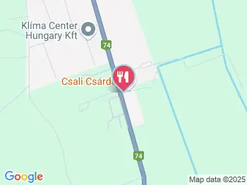 Csali Csárda Egervár a térképen