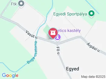 Stern kastély Egyed a térképen