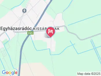 Mátyás Vendégház Egyházasrádóc a térképen