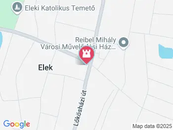 Német kitelepítettek emlékműve Elek a térképen