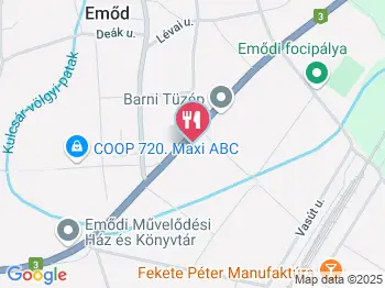 Oázis Étterem Emőd a térképen