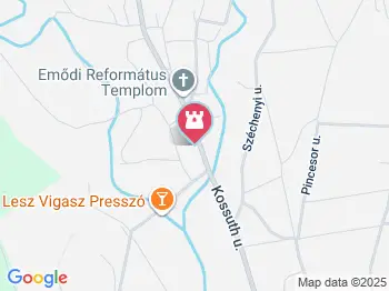 Városi Művelődési Ház és Könyvtár Emőd a térképen