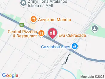 Éva Cukrászda Encs a térképen