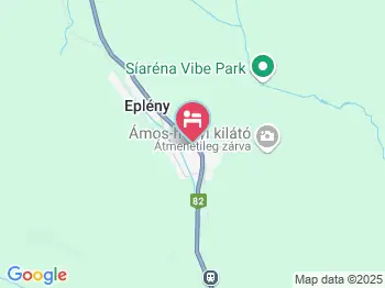 Hóvirág Vendégház Eplény a térképen