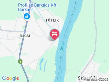 Kikötő Panzió Ercsi a térképen