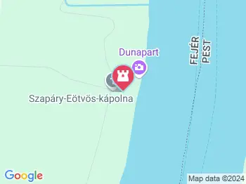 Lourdes-i barlang Ercsi a térképen