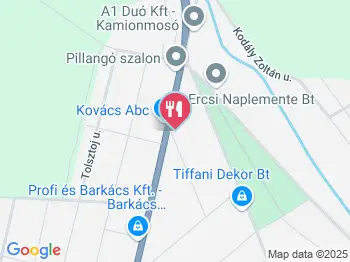 Sós Perec Pékség Ercsi a térképen