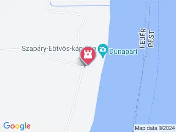 Szapáry-Eötvös kápolna Ercsi a térképen