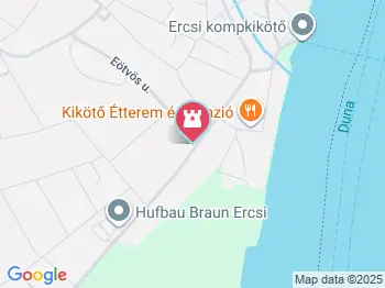 Szovjet hősi temető Ercsi a térképen