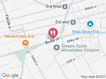 Dáigá Sushi Érd a térképen