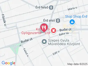 Éden Cukrászda Érd a térképen