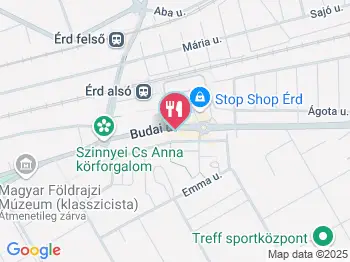 Érdi Pékség Érd a térképen