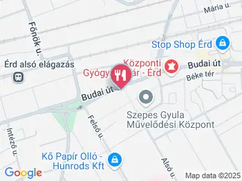 Érdi Vigadó Étterem & Kávézó Érd a térképen