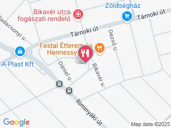 Festal Étterem és Hennessy Club Érd a térképen