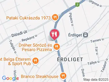 Gyros Mánia Érd a térképen