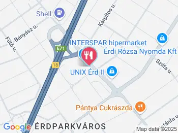 Interspar to Go Érd a térképen