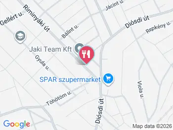 Kaja Kunyhó Érd a térképen