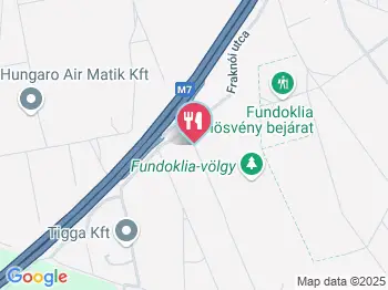 Két Angyal Csárda Érd a térképen