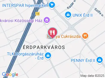 Kiskakas Falatozó Érd a térképen