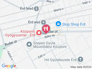 Köleses Söröző Érd a térképen