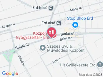 Írisz Étterem Érd a térképen