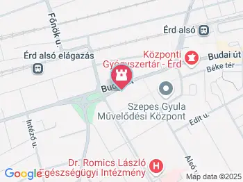 Magyar Földrajzi Múzeum Érd a térképen