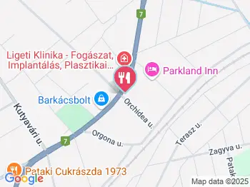 Vita Pékség Érd a térképen