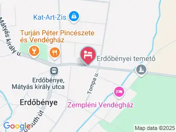 Magita Hotel Erdőbénye a térképen