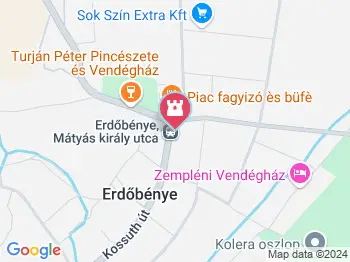 Kádárház Erdőbénye a térképen