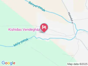 Kishidas Vendégház Erdőbénye a térképen