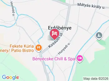 Olze Panzió Erdőbénye a térképen