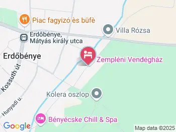 Zempléni Vendégház Erdőbénye a térképen