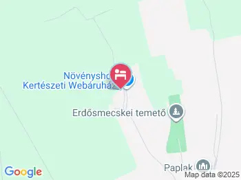 Mecskei Vendégházak Erdősmecske a térképen