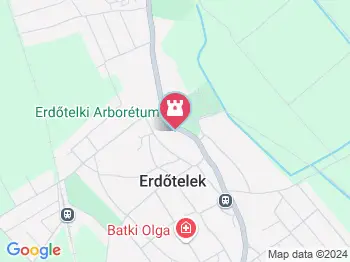 Erdőtelki Arborétum Erdőtelek a térképen