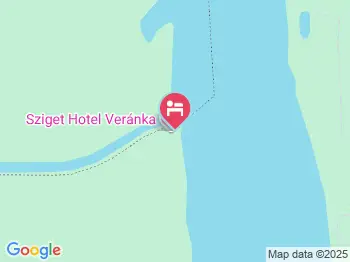 Sziget Hotel Veránka Érsekcsanád a térképen